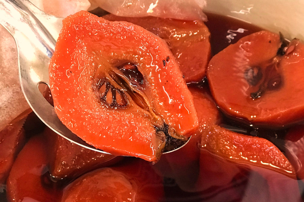 March Recipe - Poached Quinces